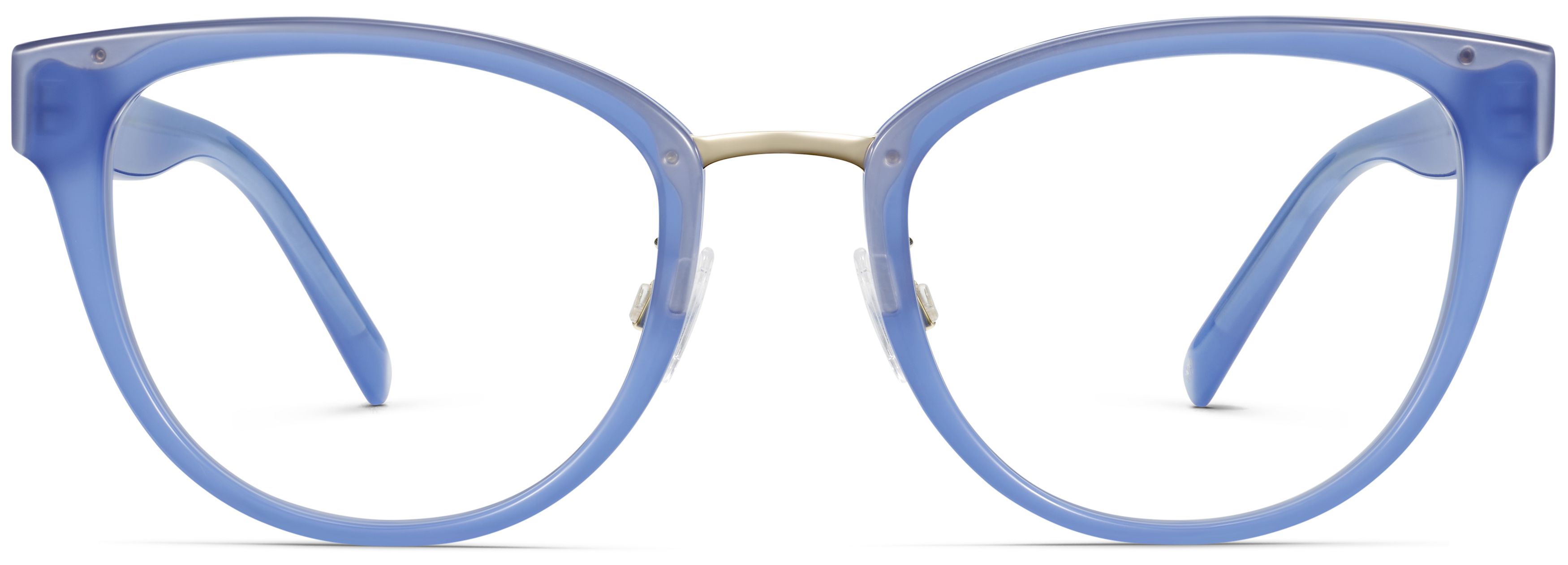 Juliette French Blue with Riesling, front view