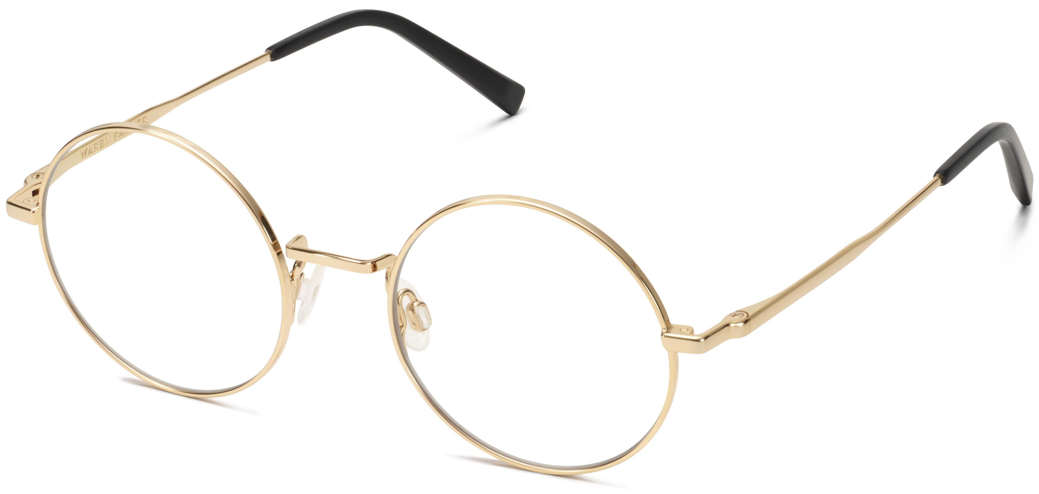 Crowley Eyeglasses in Polished Gold Warby Parker