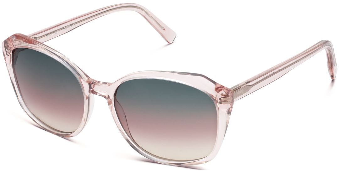 Nancy Sunglasses in Rose Crystal Warby Parker