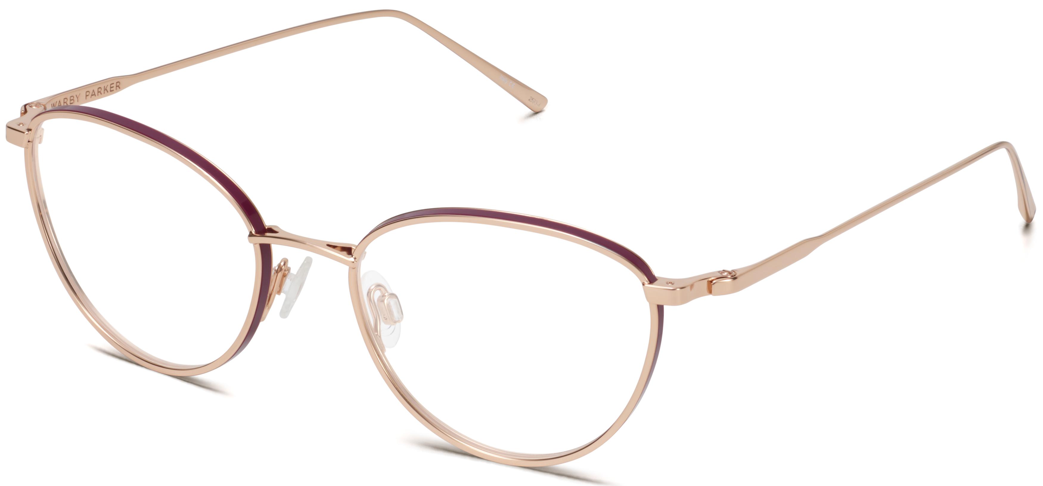 Glasses cheap rose gold