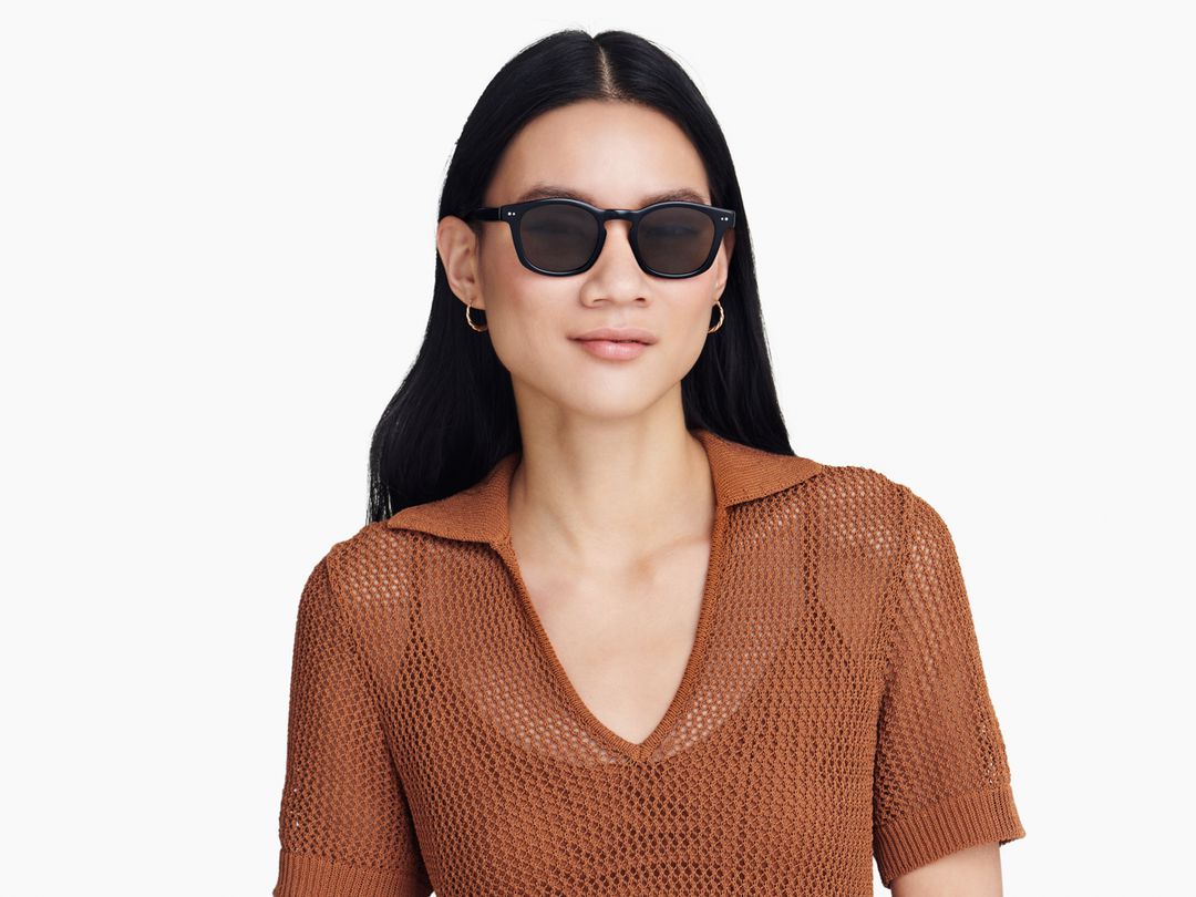 Hannon Sunglasses In Jet Black Warby Parker 