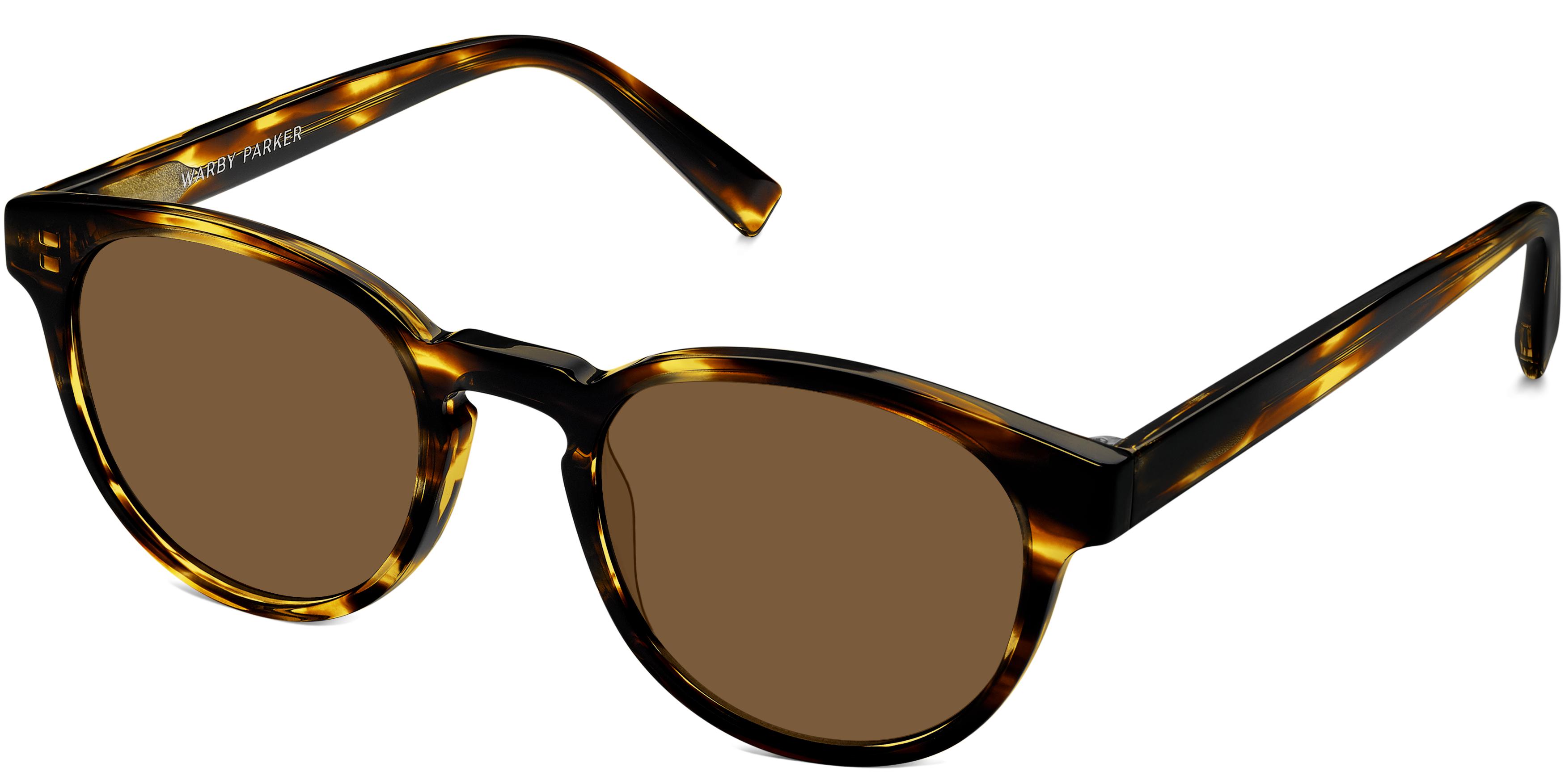 Percey Low Bridge Fit Sunglasses in Striped Sassafras