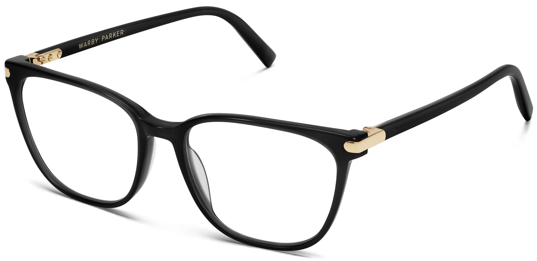 Esme in Jet Black with Polished Gold, image 1