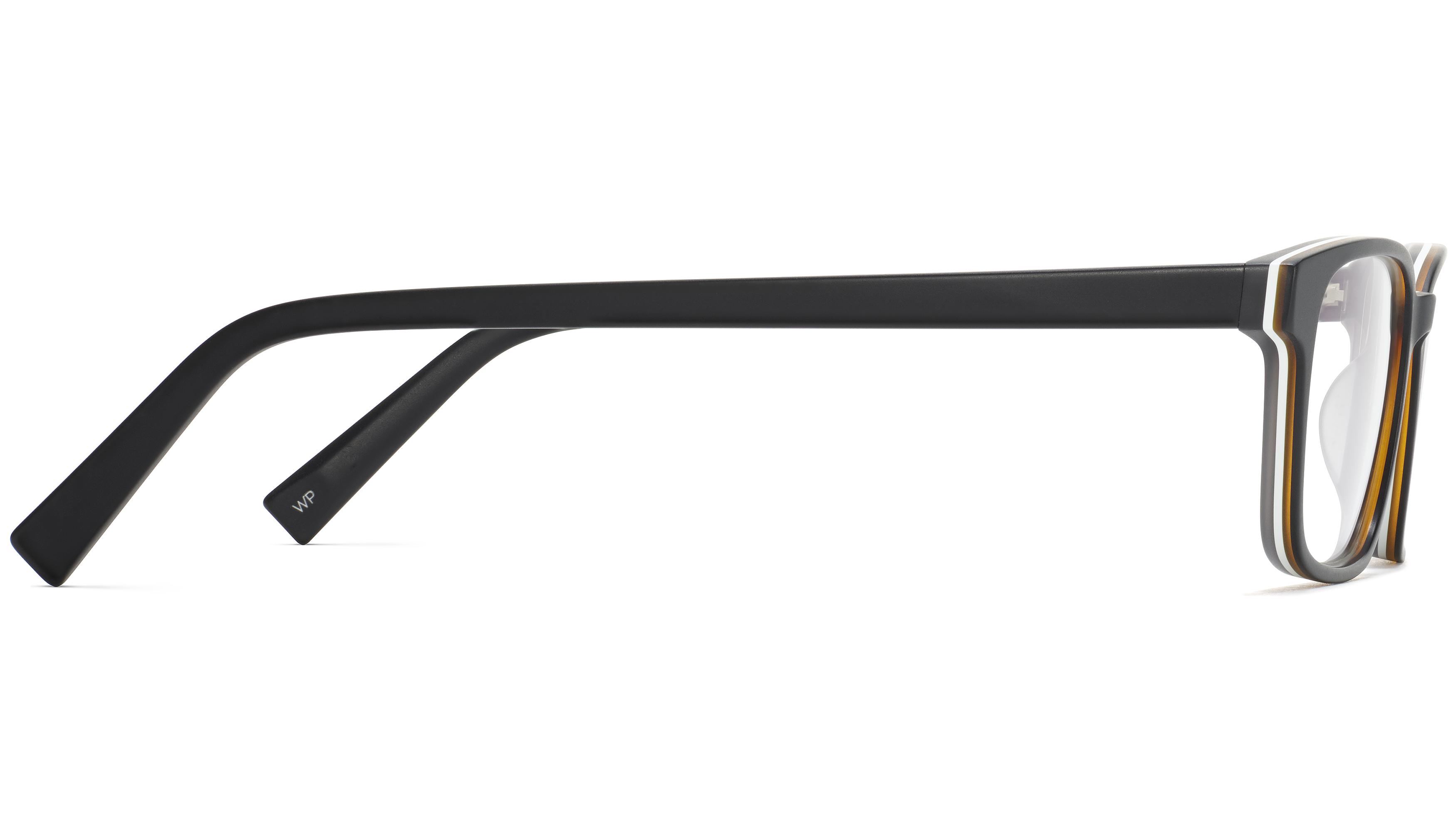 Crane Eyeglasses in Black Matte Eclipse