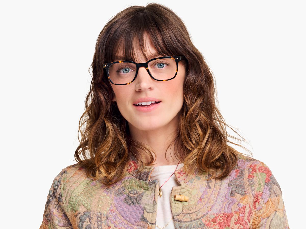 Hector Eyeglasses in Whiskey Tortoise