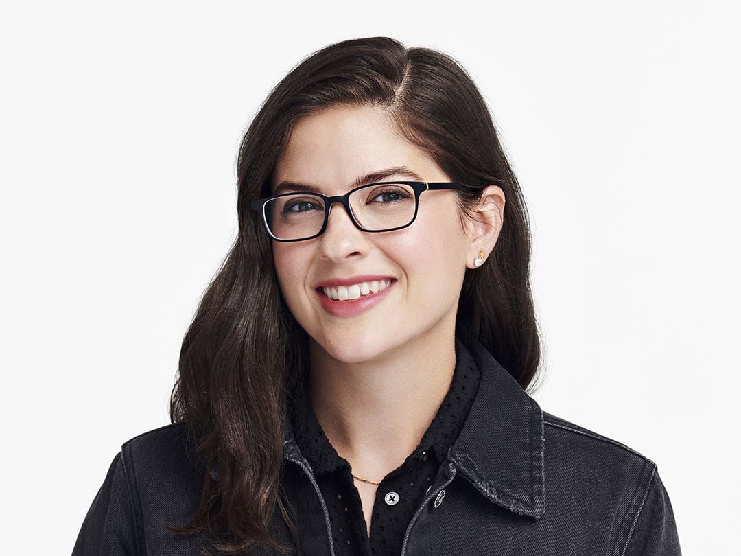 Wilkie Eyeglasses in Black Matte Eclipse Warby Parker