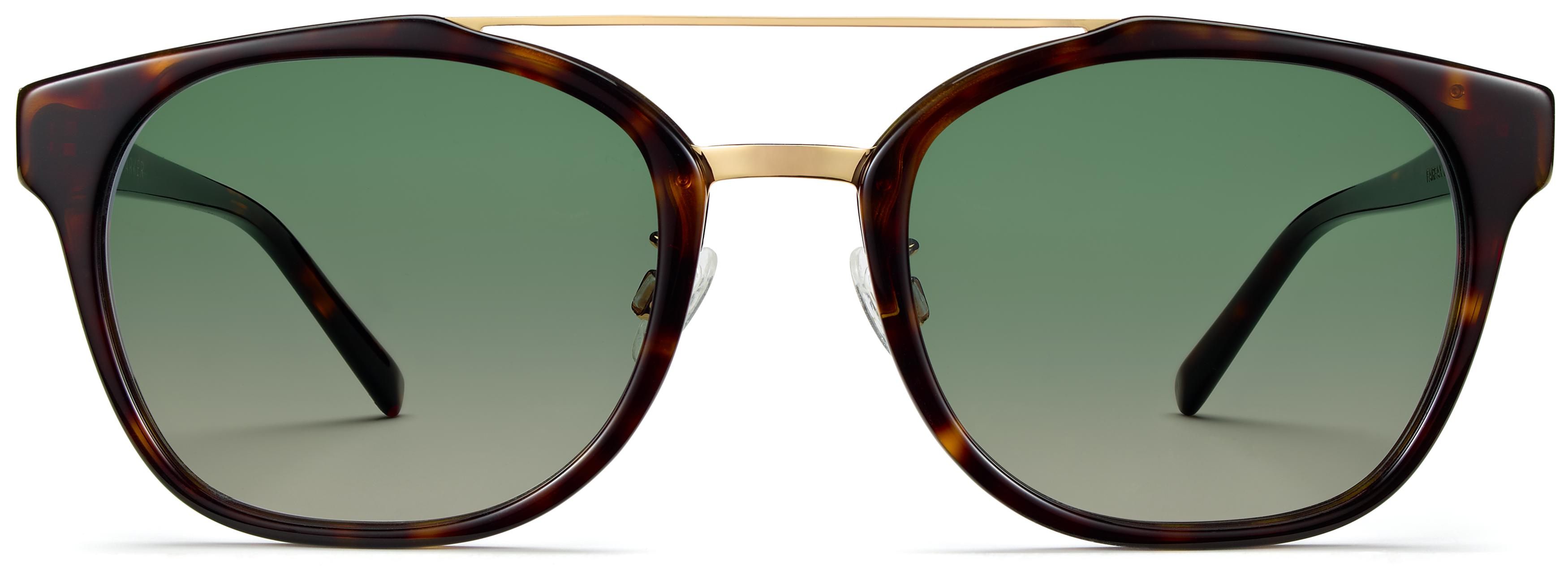Fairfax Cognac Tortoise with Polished Gold