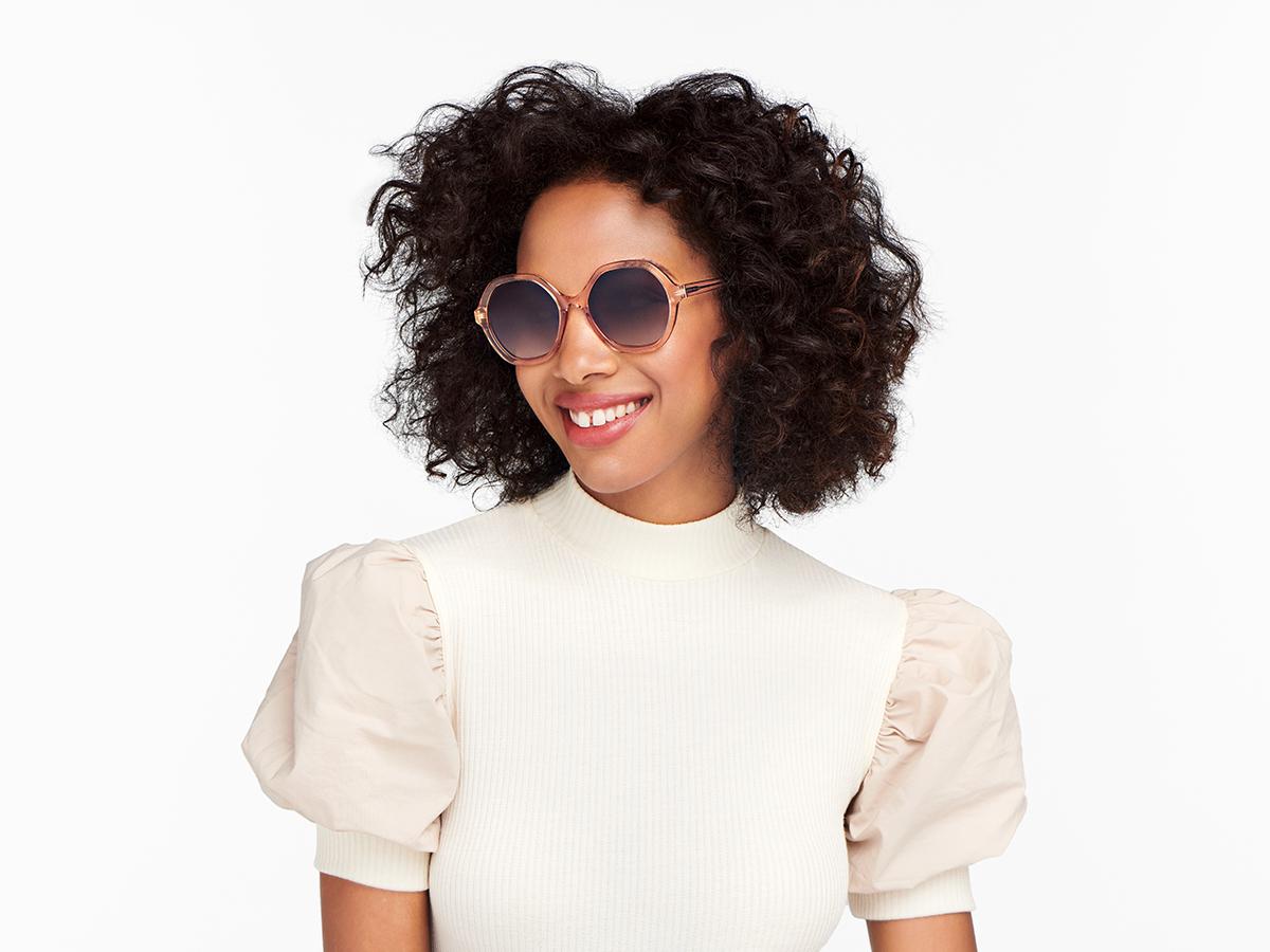 Rachel Sunglasses in Nutmeg Crystal | Warby Parker