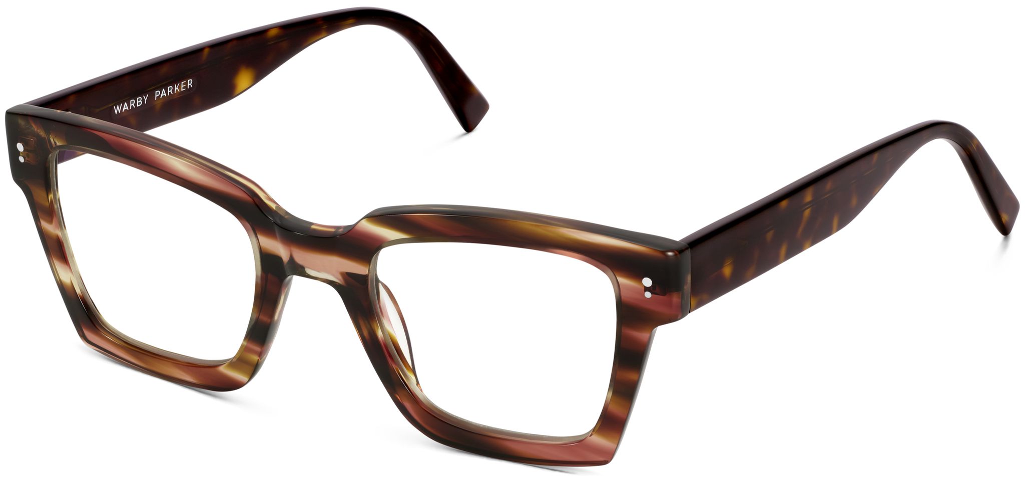 Sonia in Striped Magnolia with Cognac Tortoise, image 1