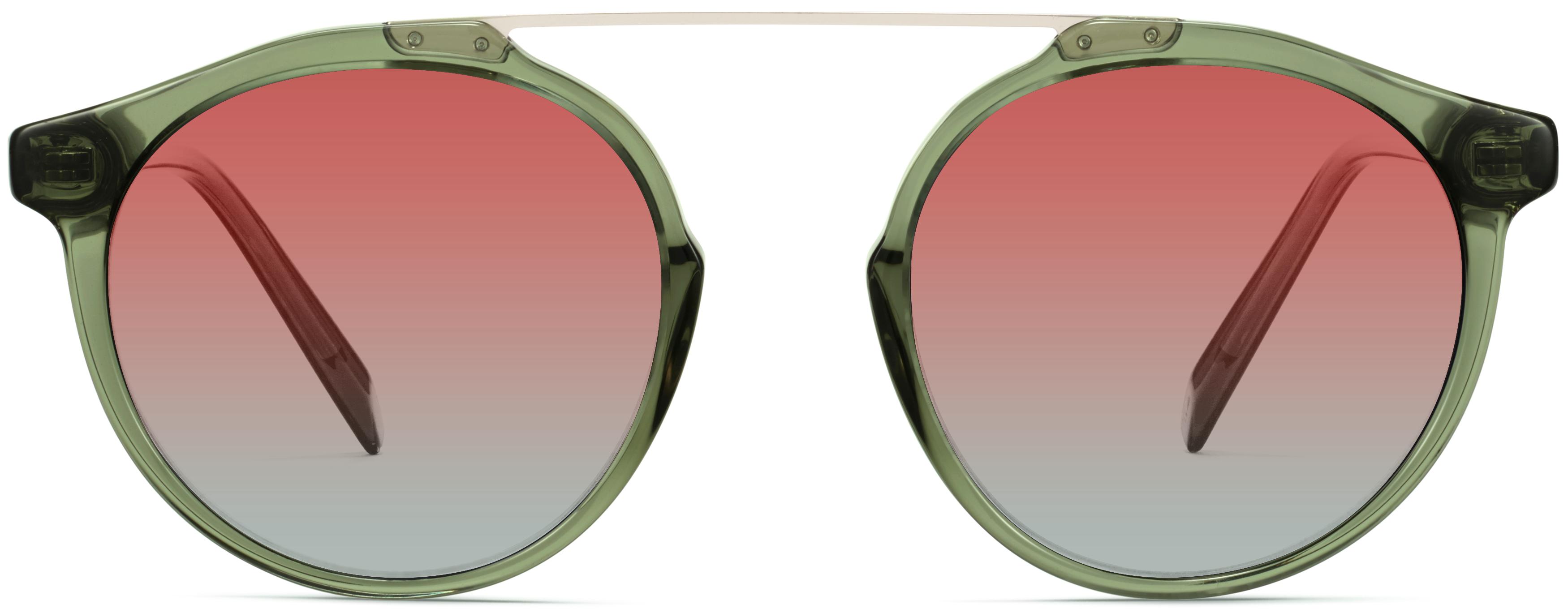 Cooper Sunglasses in Seaweed Crystal with Riesling | Warby  display picture 3