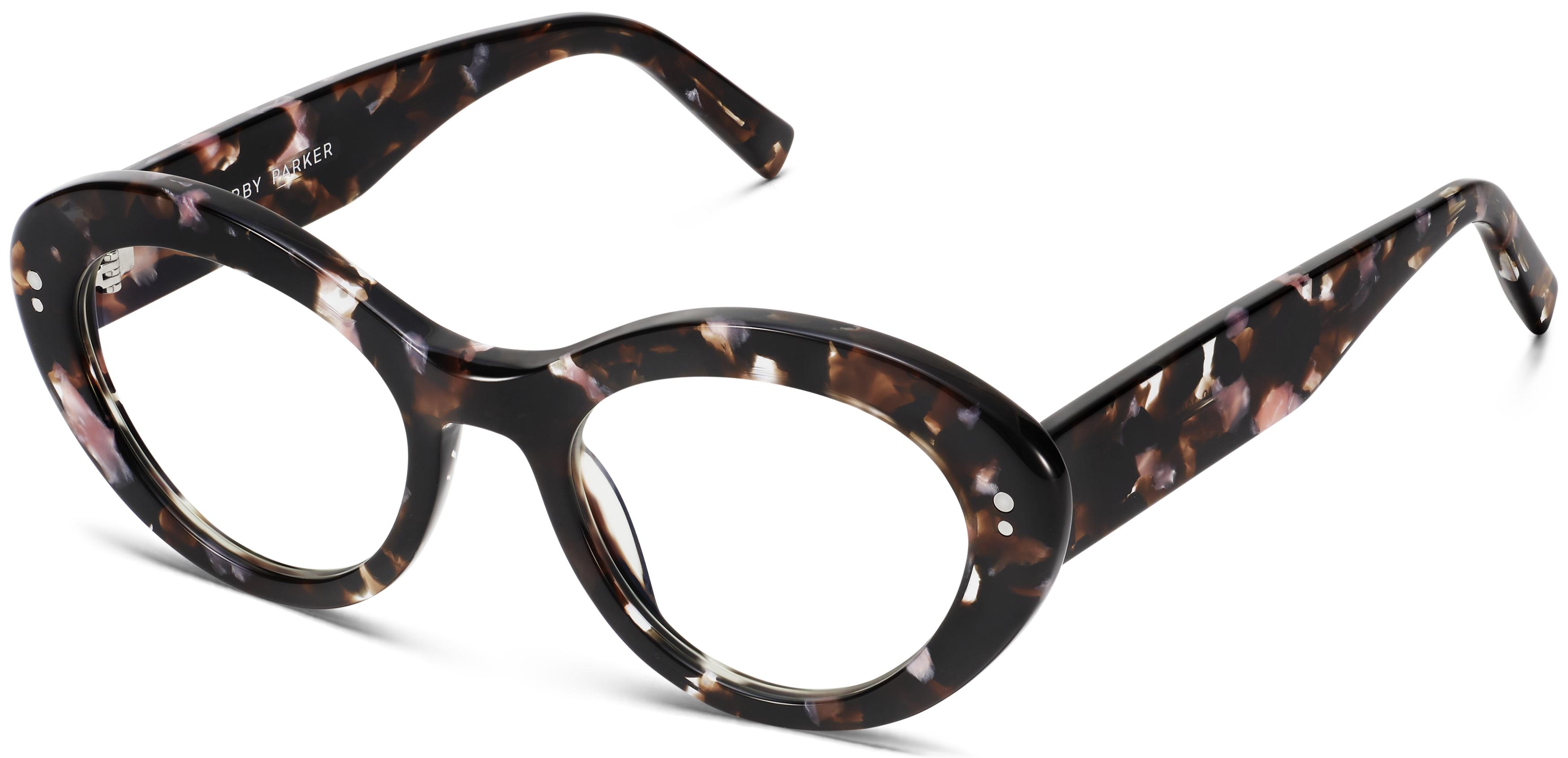 Pippa Eyeglasses in Black Currant Tortoise