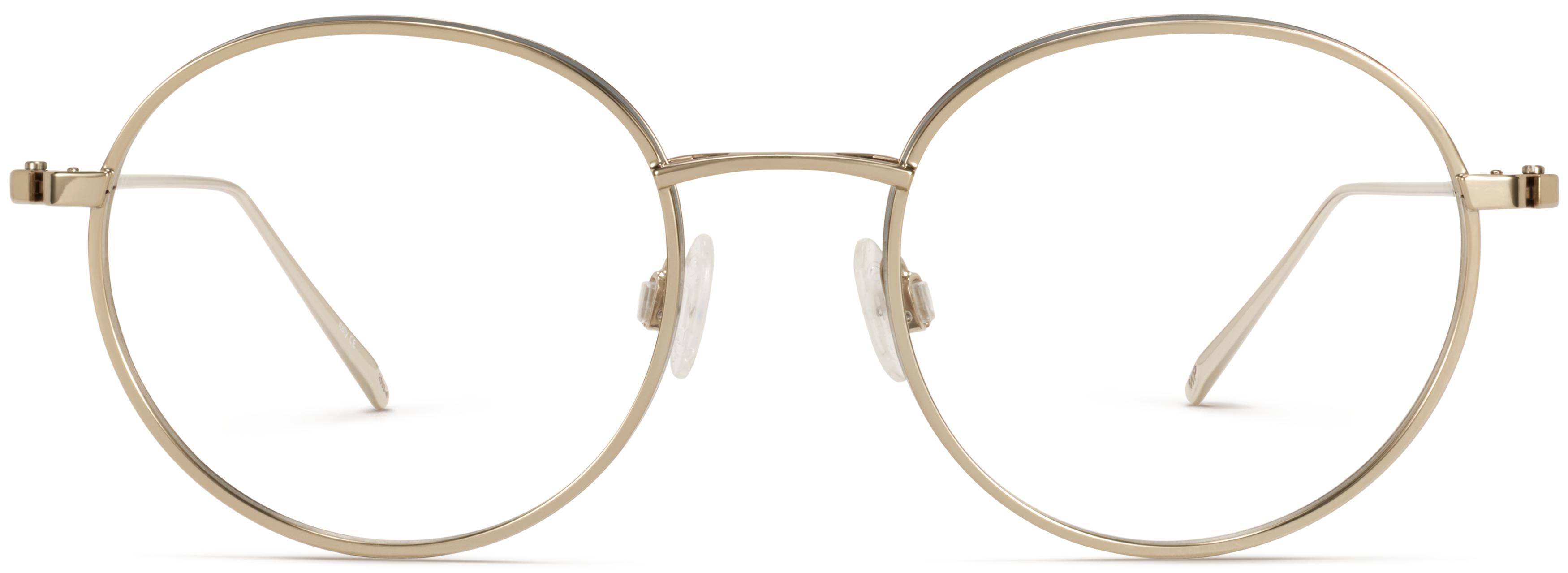 Gold wireframe hot sale glasses