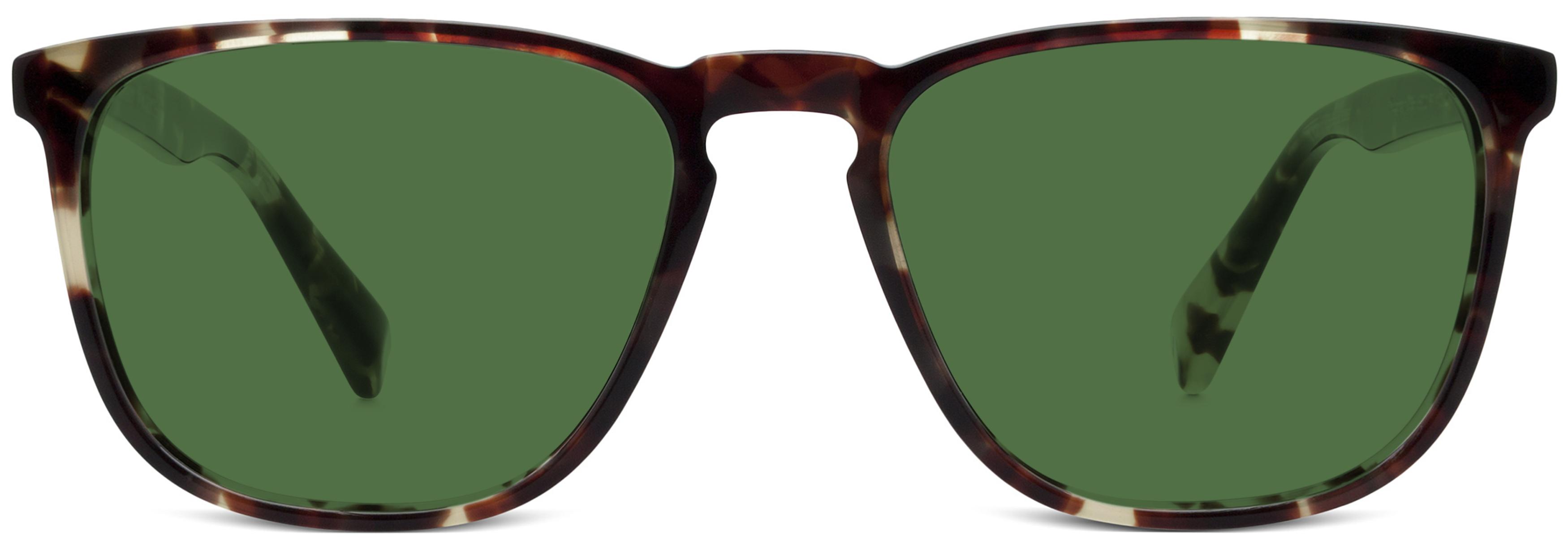 Vaughan Eyeglasses in Burnt Lemon Tortoise | Warby Parker display picture 1