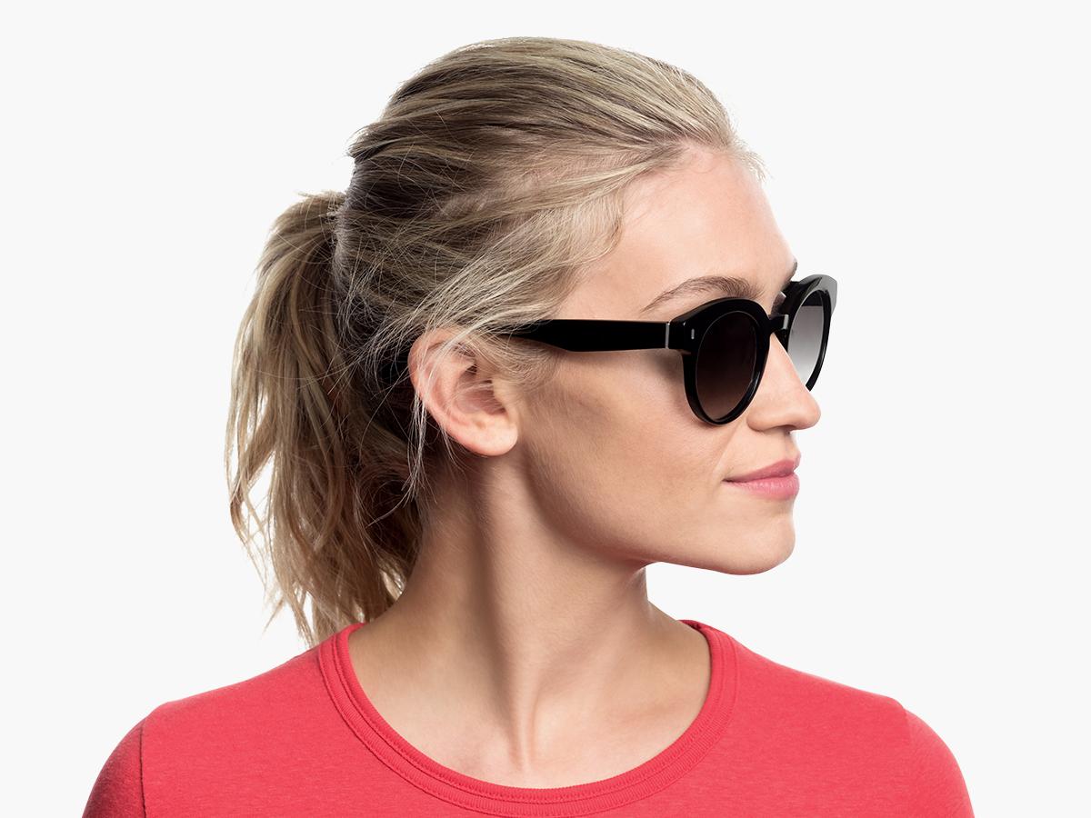 Elle Sunglasses In Jet Black Warby Parker 