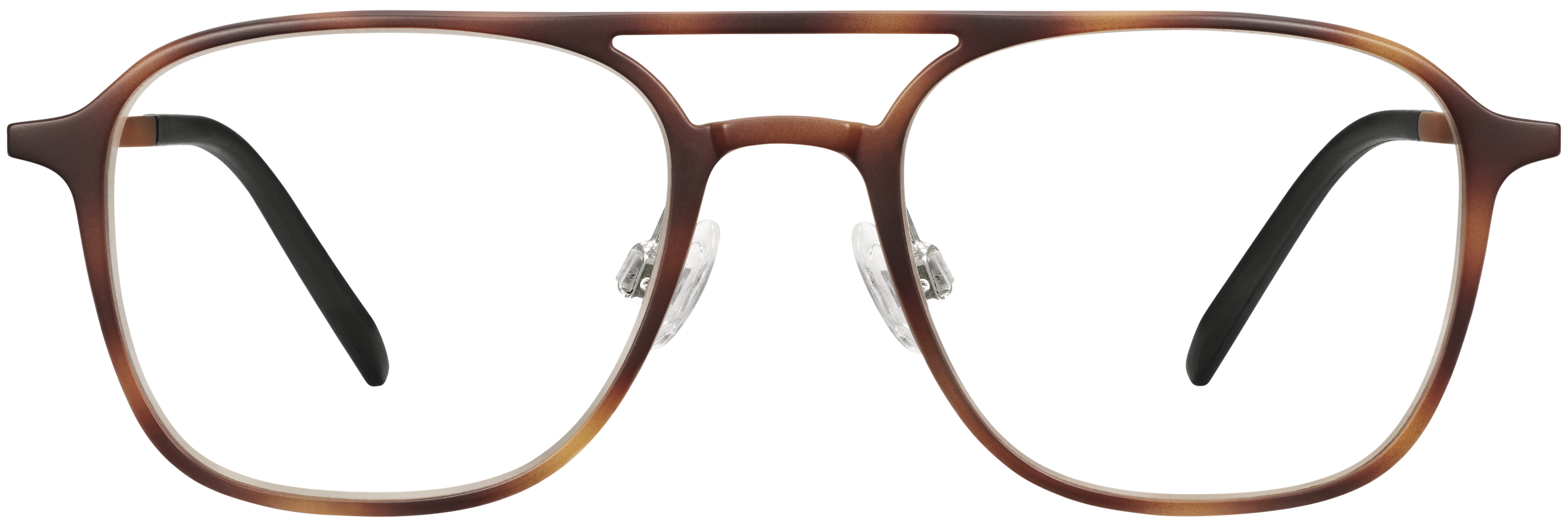 Denman Rye Tortoise Matte, baseTransparent view