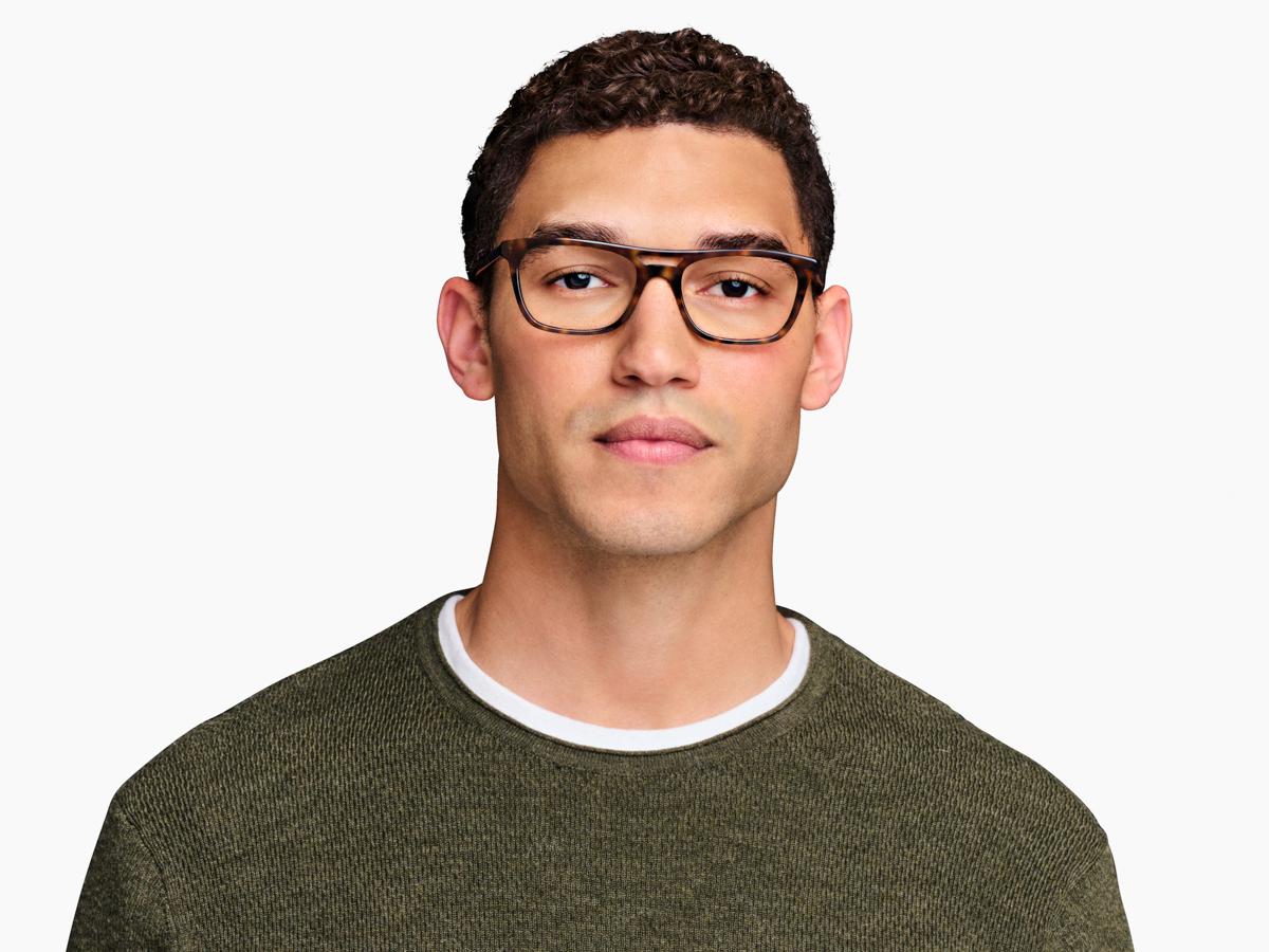 Benicio Eyeglasses - Ristretto Tortoise