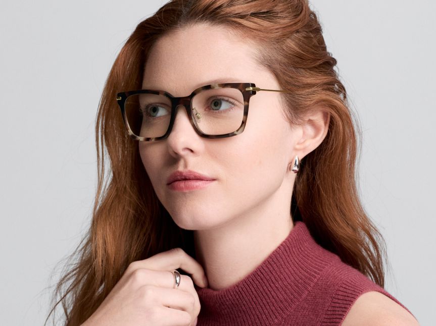 Melva in Sesame Tortoise with Polished Gold, image 2