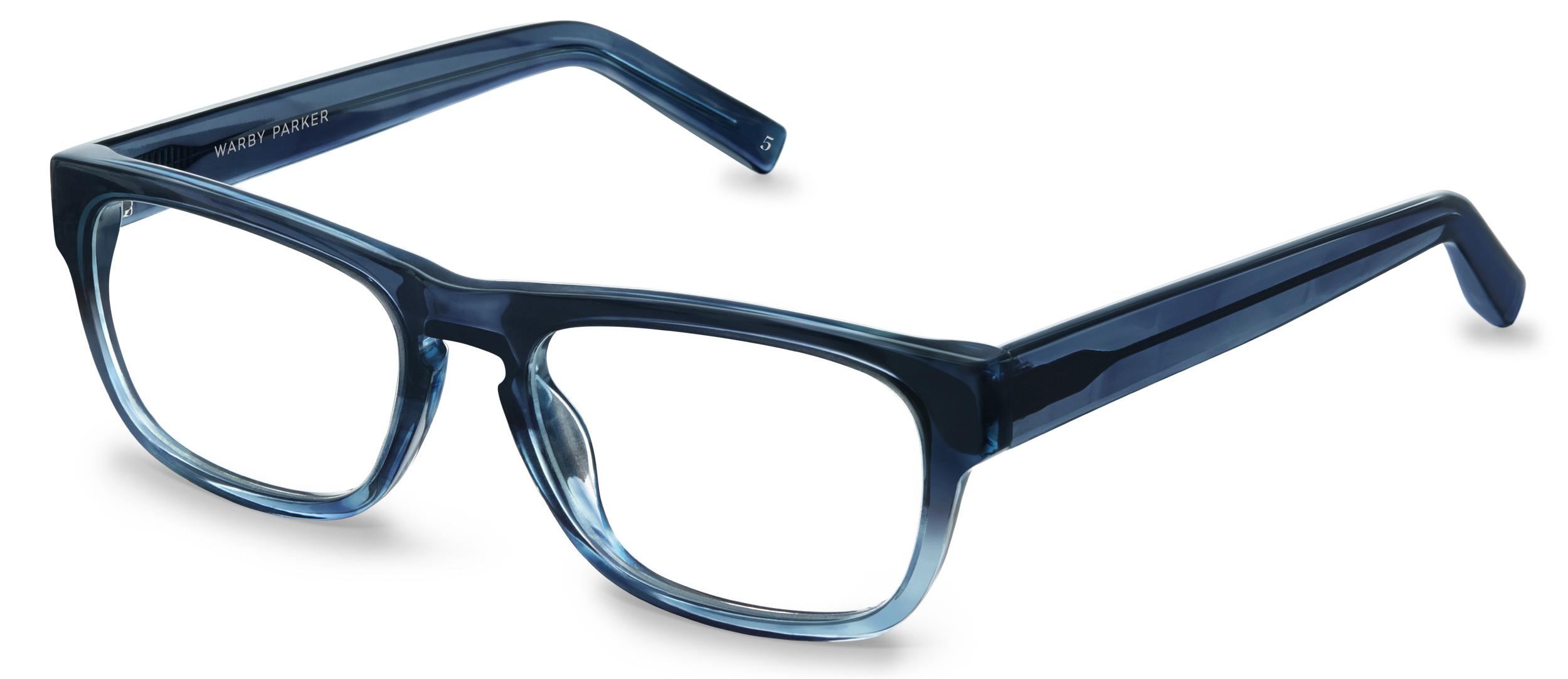 Roosevelt Eyeglasses in Blue Slate Fade | Warby Parker