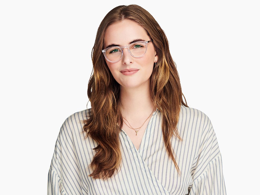 Haskell Eyeglasses in Crystal Warby Parker