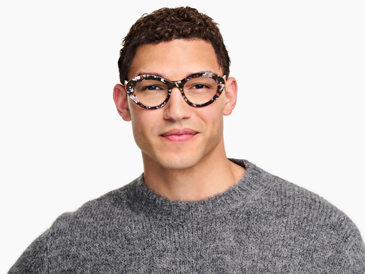 Pippa Eyeglasses in Black Currant Tortoise