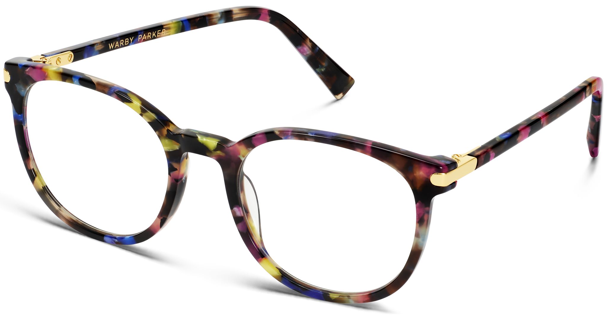 Gillian in Confetti Tortoise with Polished Gold, image 1
