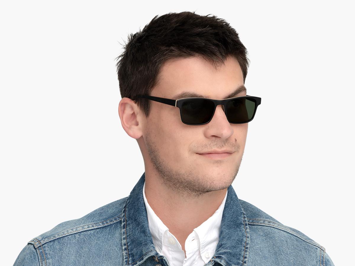 Perkins Sunglasses in Black Matte Eclipse Warby Parker