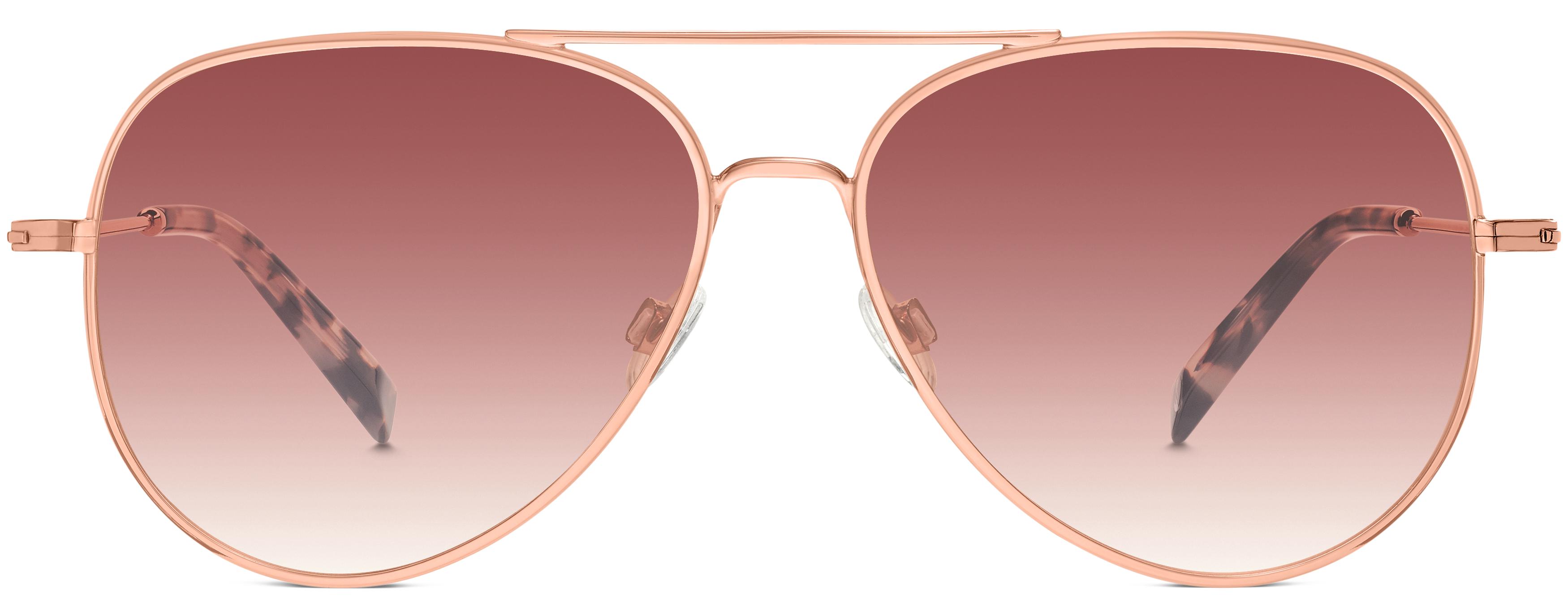 Raider Sunglasses in Rose Gold