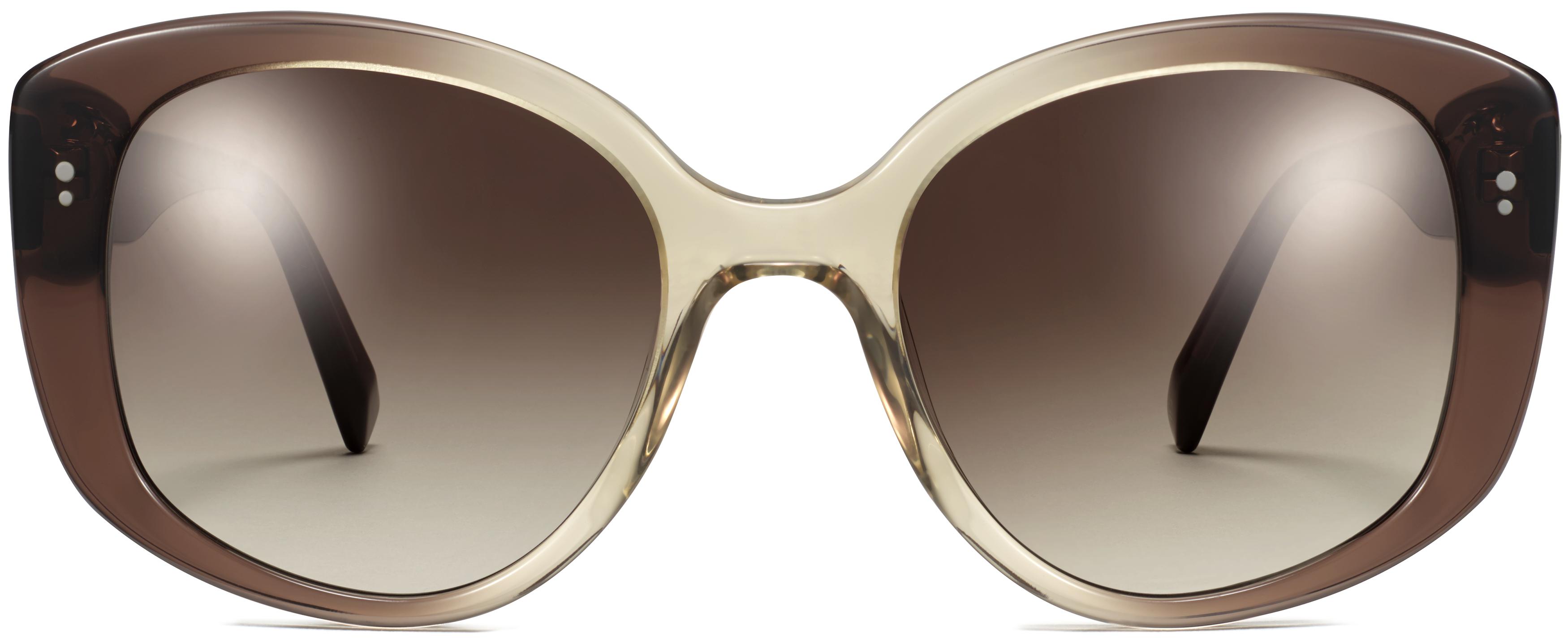 Alea Sunglasses in Carob Crystal Fade | Warby Parker