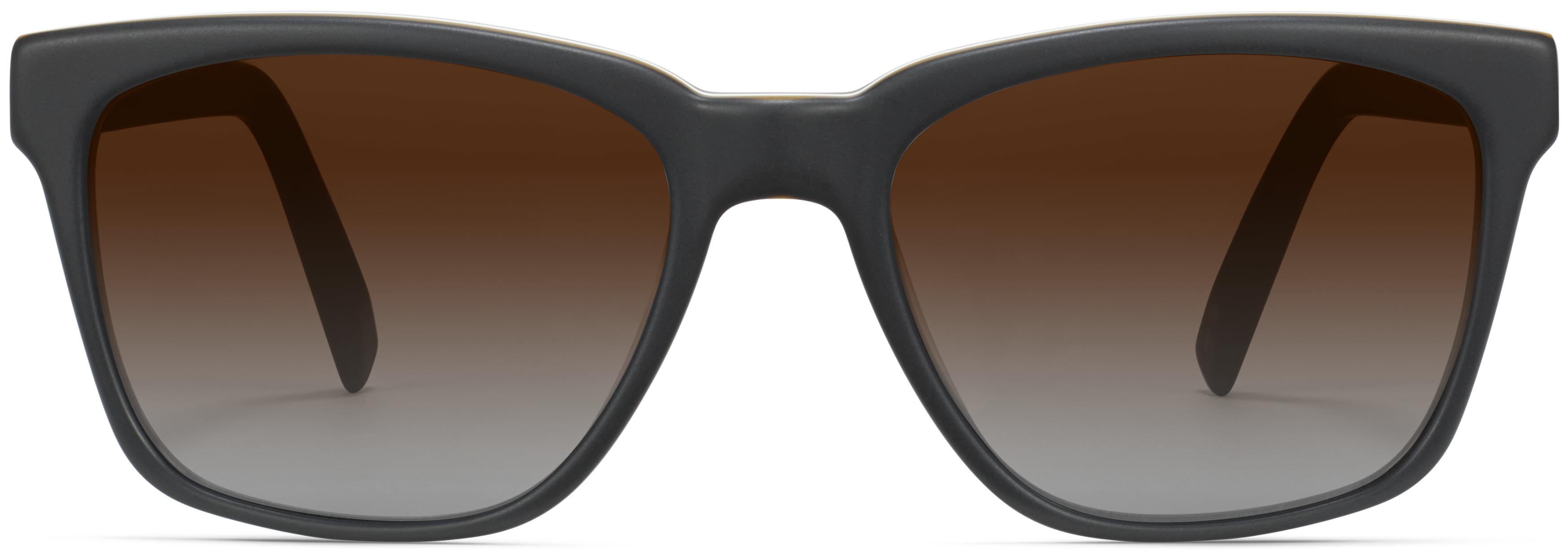 Barkley Low Bridge Fit Sunglasses in Black Matte Eclipse  display picture 1