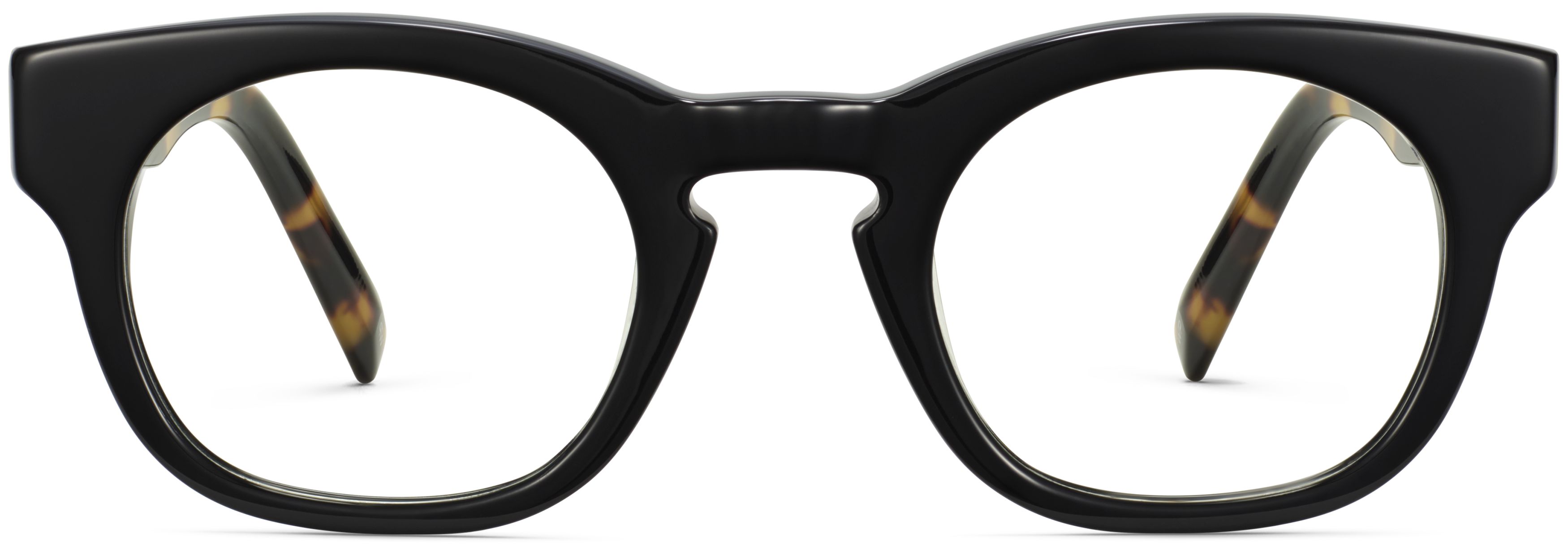 Kimball Jet Black with Brioche Tortoise, front view