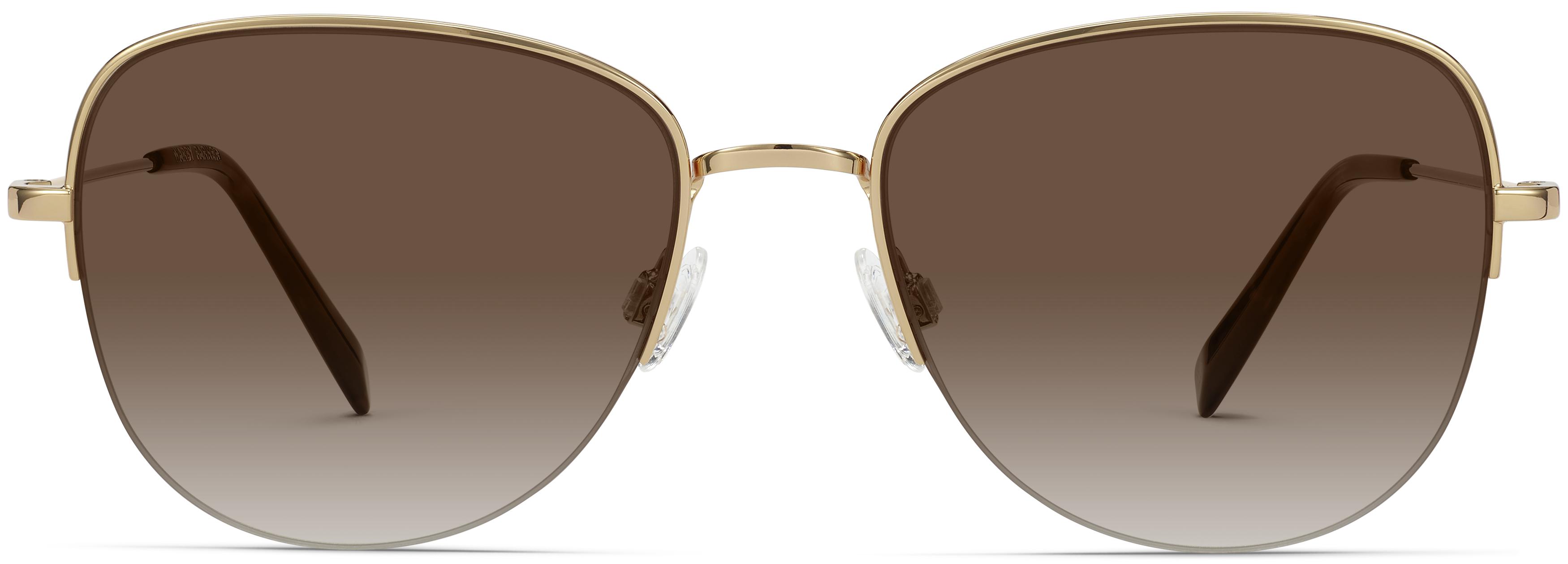 Carlotta Sunglasses in Polished Gold