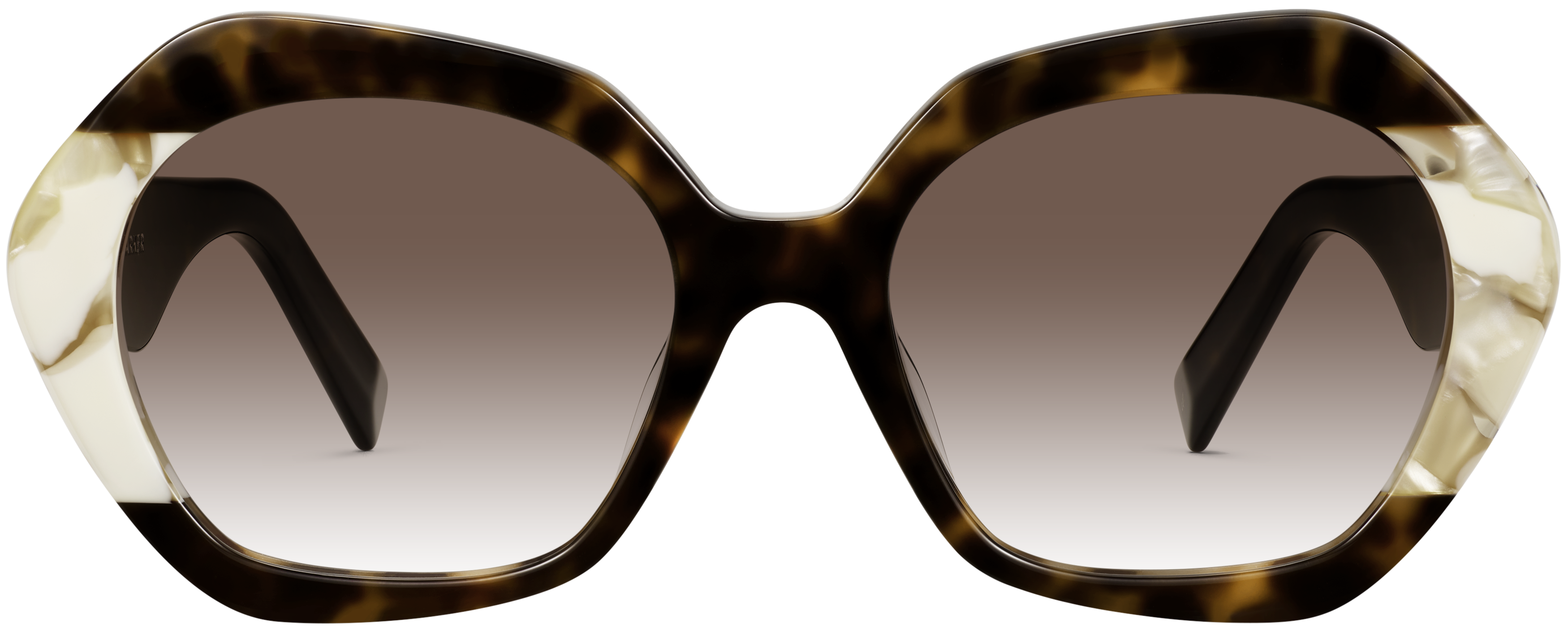 Mimi Ristretto Tortoise with Marbled Opal, baseTransparent view