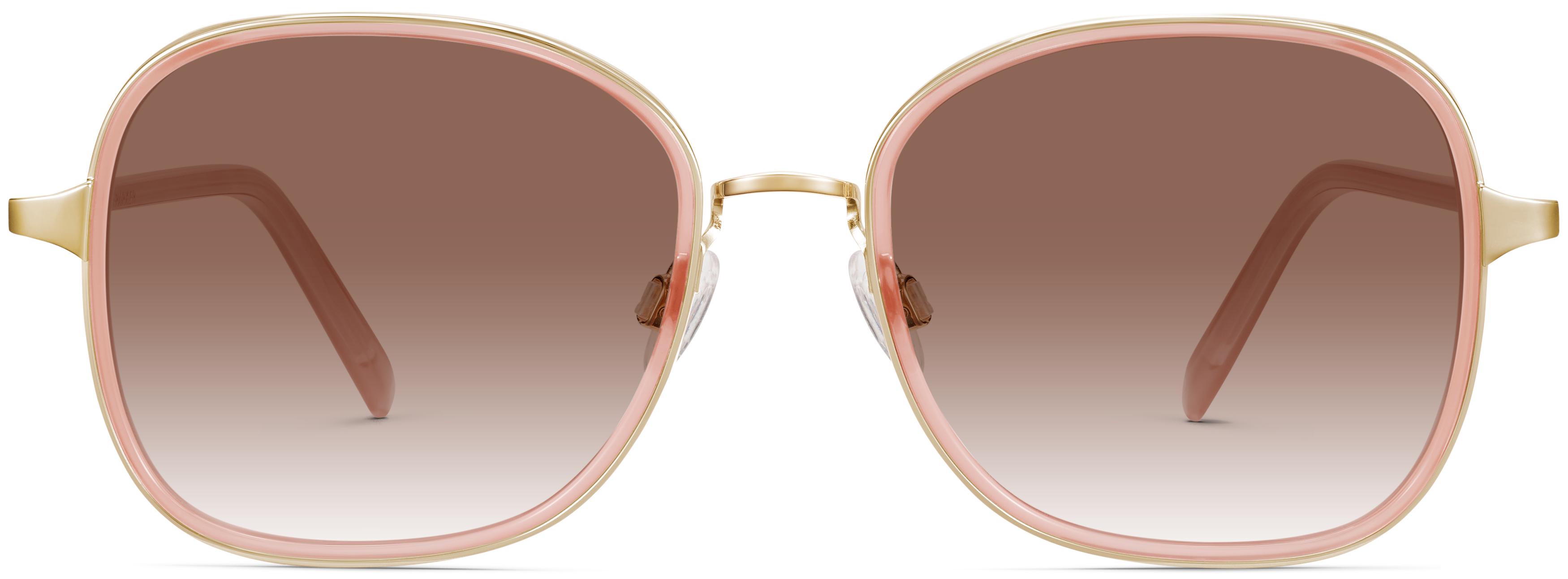 Fernanda Antique Rose with Polished Gold, front view