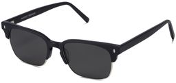 Ames in Jet Black Matte with Polished Silver, thumbnail 1