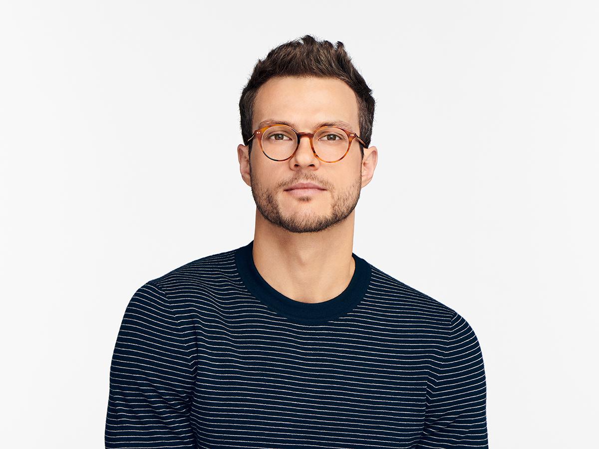 how warby parker home try on works