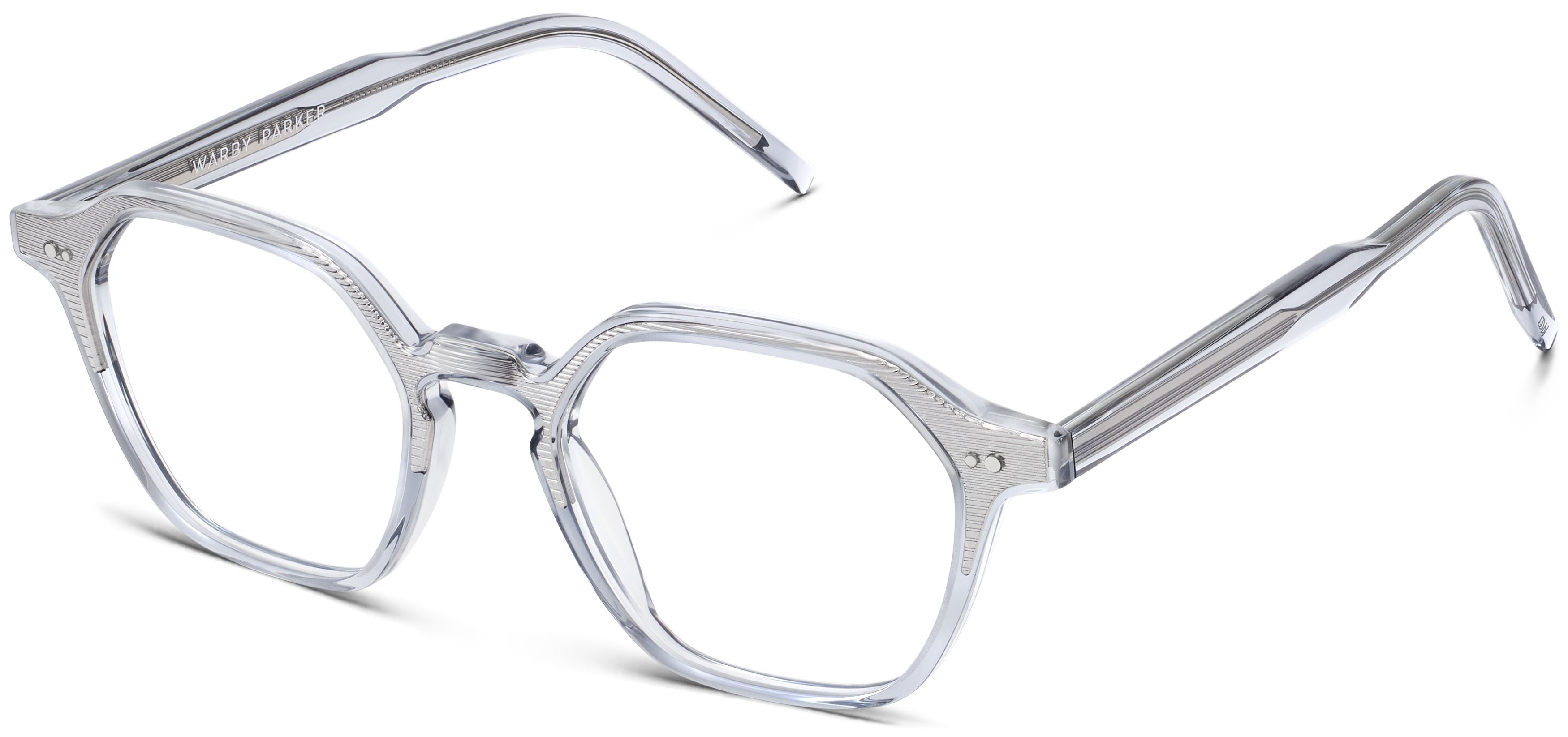 Randel in Arctic Crystal with Polished Silver, image 1