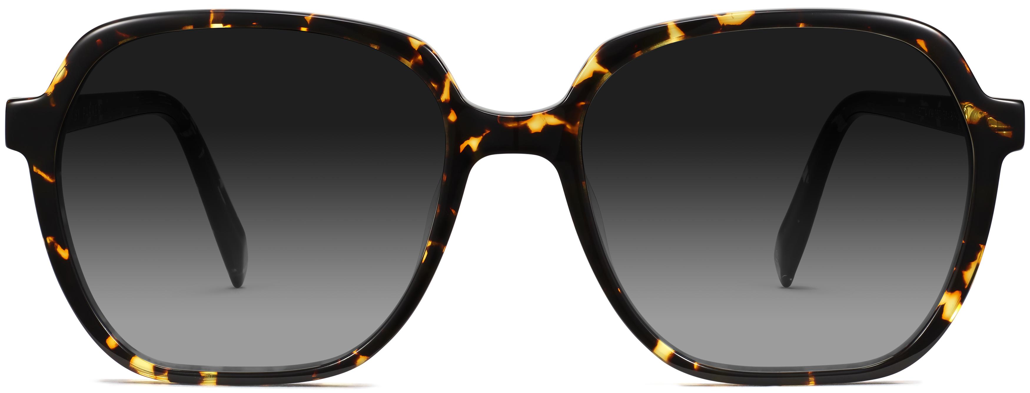 Willetta Sunglasses in Black Oak Tortoise — Extra wide 