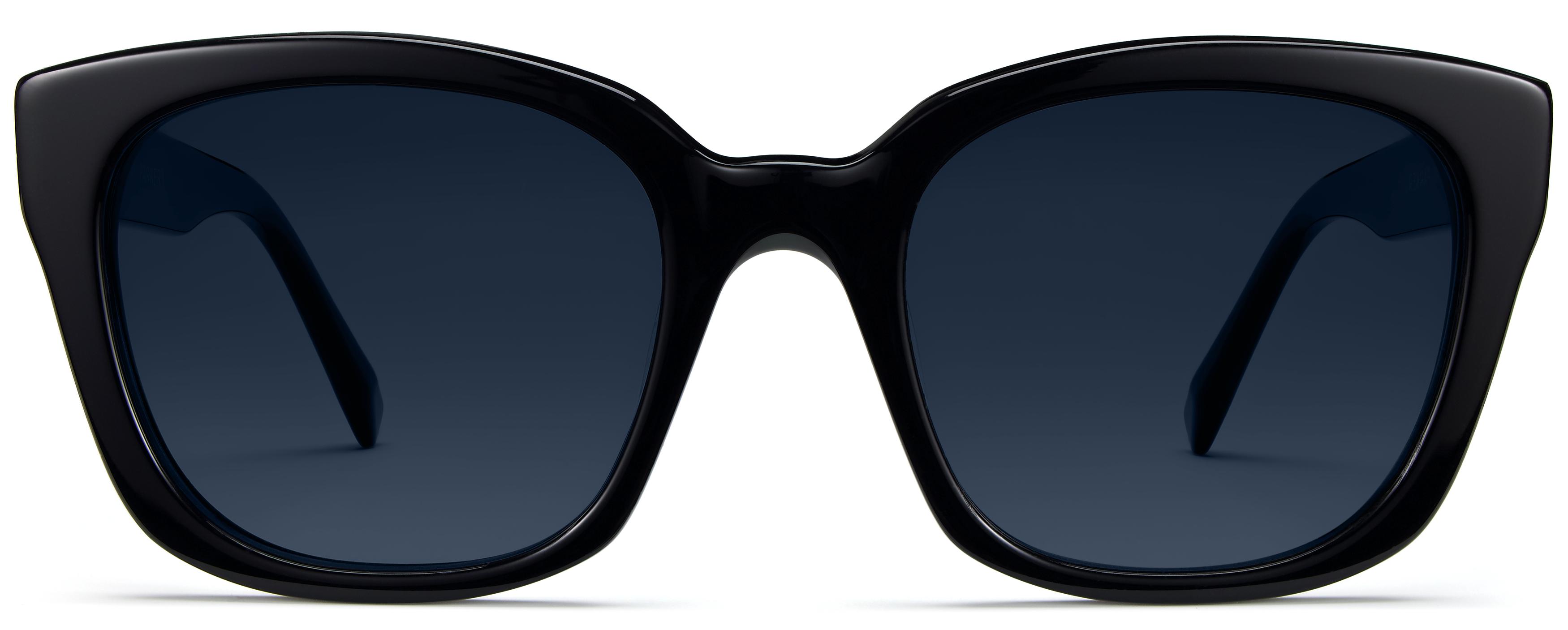Warby Parker Laney 7100 Sunglasses 51-22-145 Black Frames Purple Gradient Lens Downing Sunglasses in Jet Black — Medium | Warby Parker main image 4