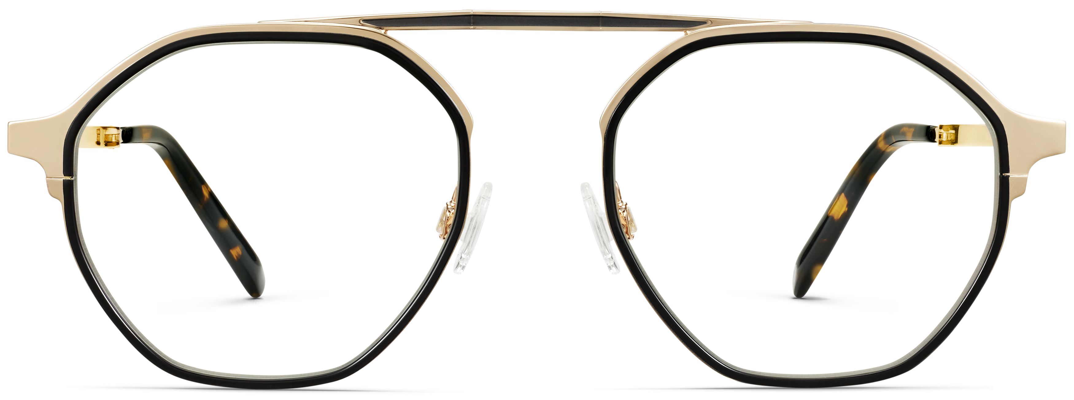 Weller Jet Black with Polished Gold, front view