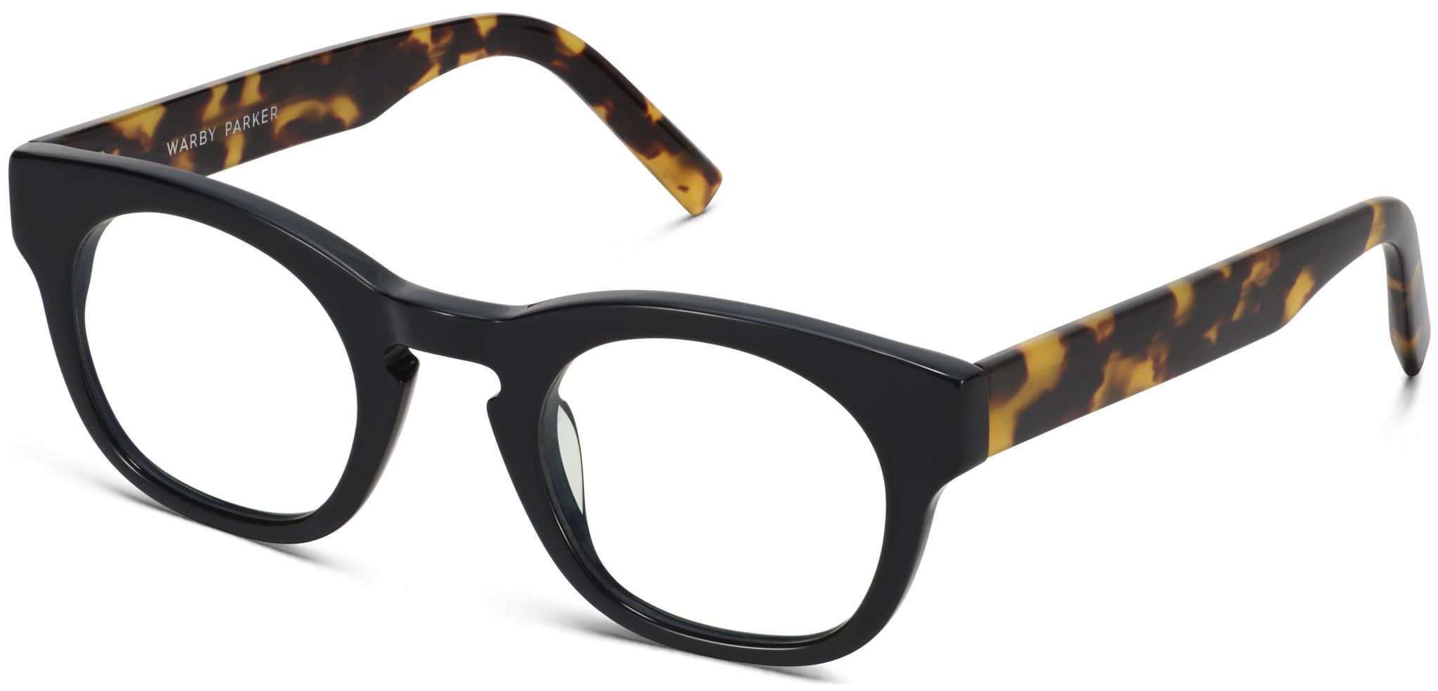 Kimball in Jet Black with Brioche Tortoise, image 1