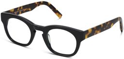 Kimball in Jet Black with Brioche Tortoise, thumbnail 1