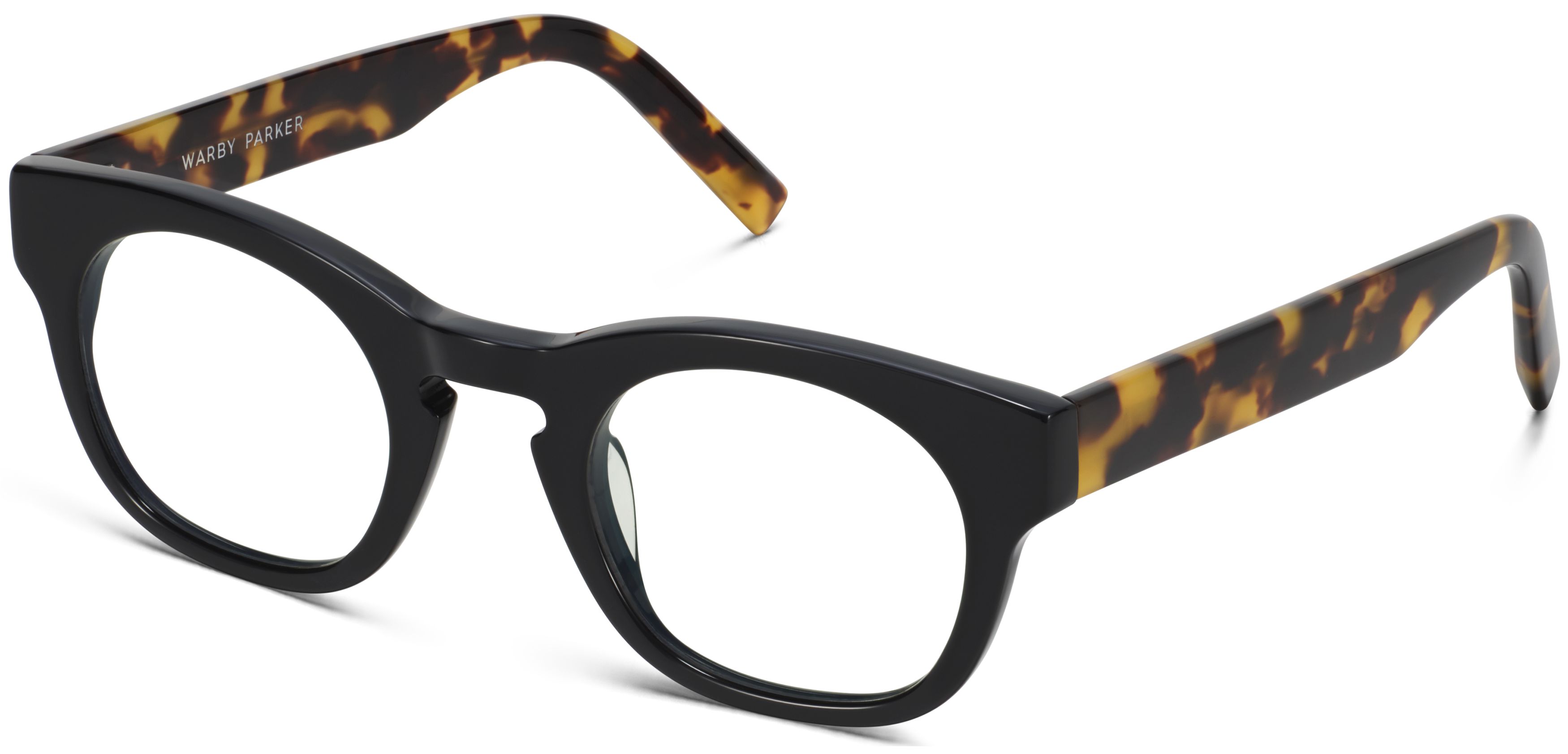 Kimball in Jet Black with Brioche Tortoise, image 1