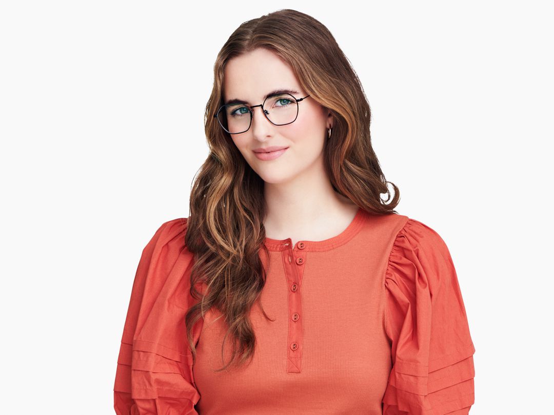 Keiko Eyeglasses in Brushed Ink Warby Parker