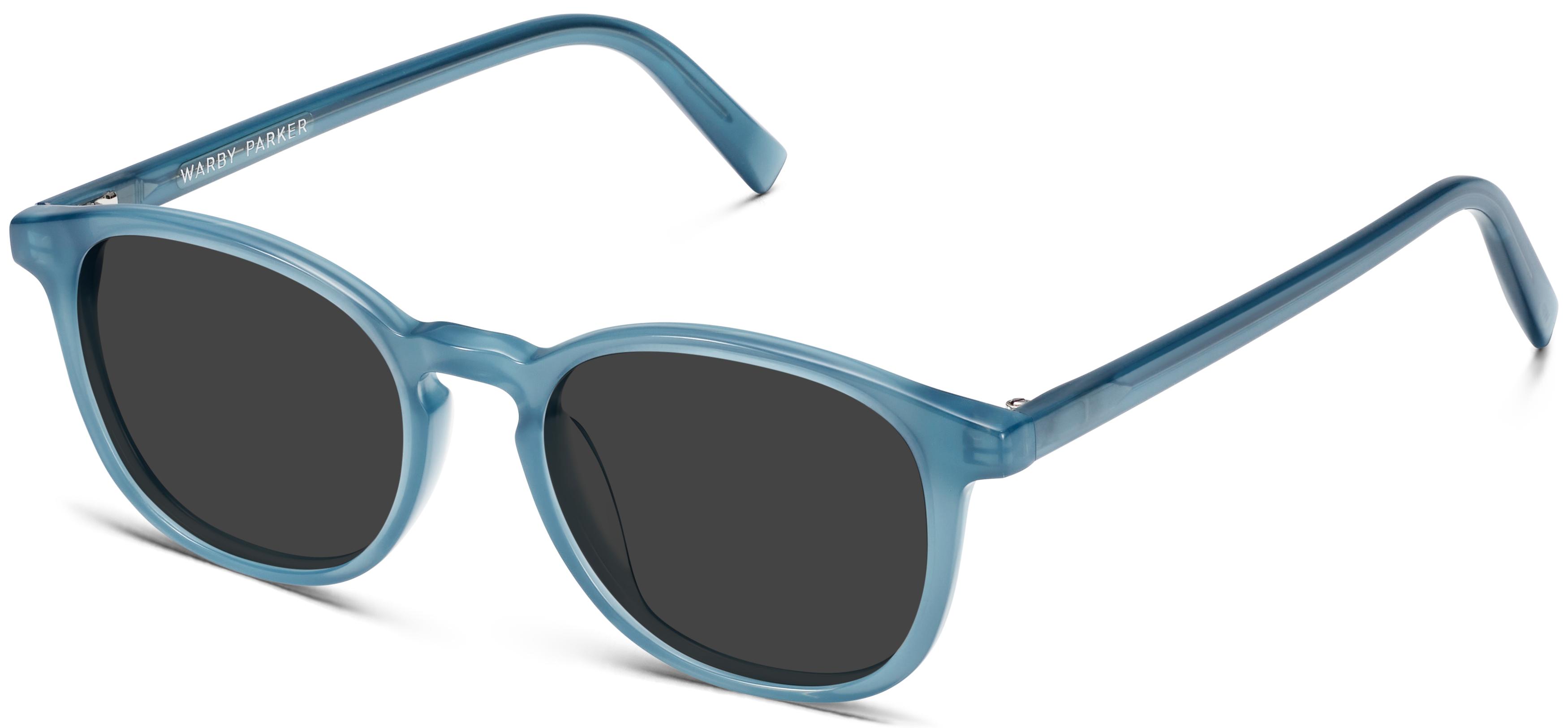 Women\'s Adult WARBY PARKER Blue \'Downing\' 954 48-21 140 Round Sunglasses http:// main image 2