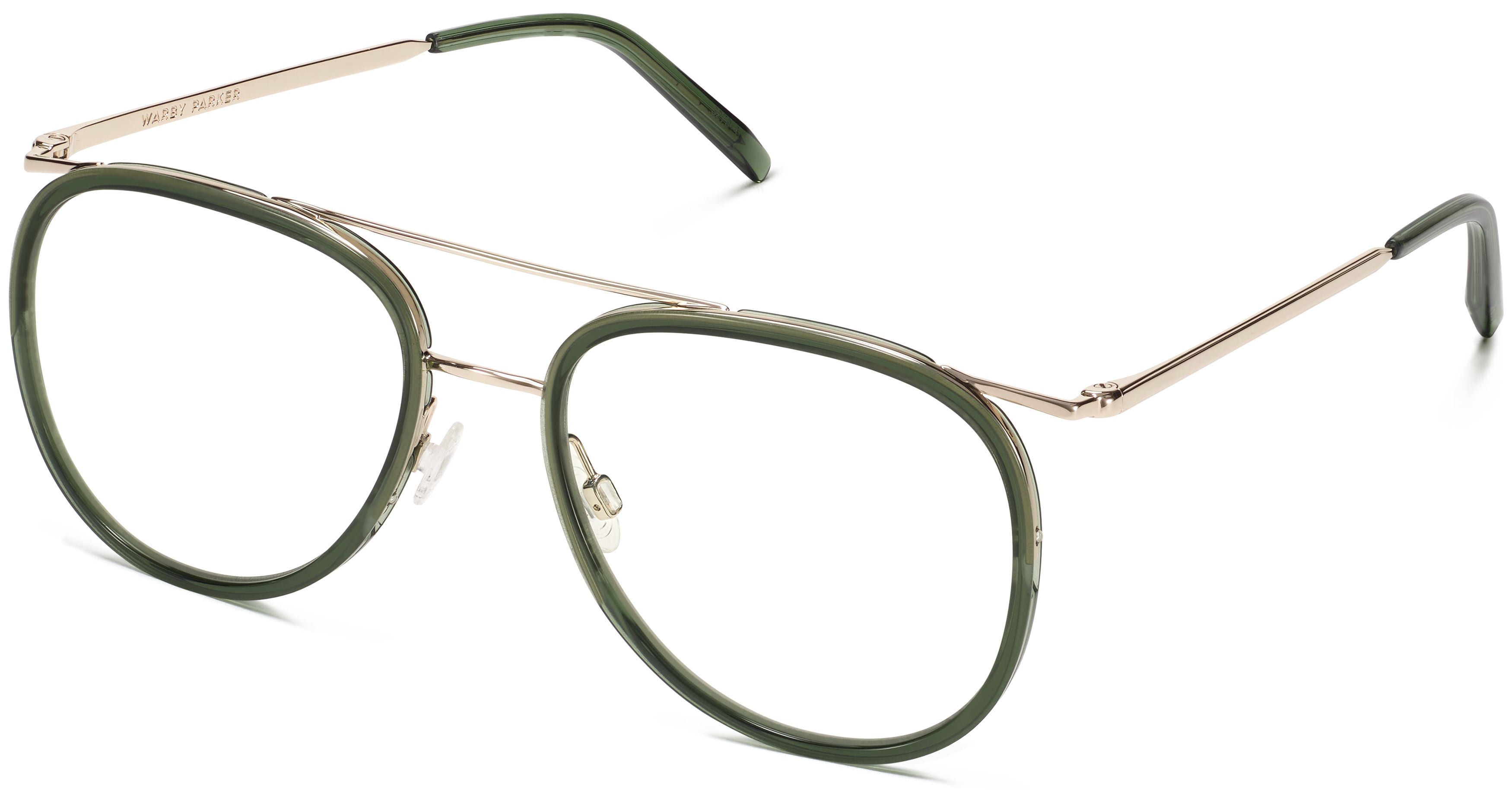 Warby Parker sunglasses Montague Montague Eyeglasses in Palm Crystal with Riesling | Warby Parker main image 4