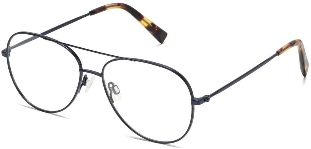 York Eyeglasses in Brushed Navy | Warby Parker