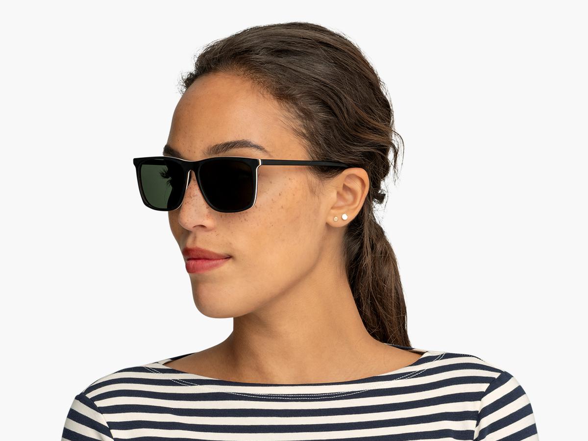 Warby parker off outlet white medium sunglasses