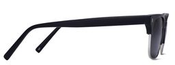 Ames in Jet Black Matte with Polished Silver, thumbnail 4