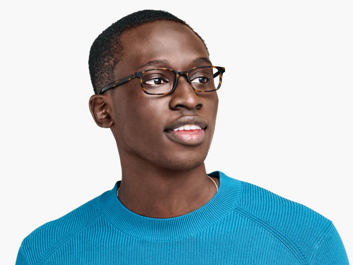 Wilkie Eyeglasses in Whiskey Tortoise