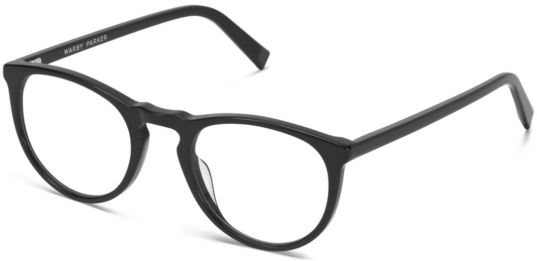 Haskell Eyeglasses in Jet Black Warby Parker